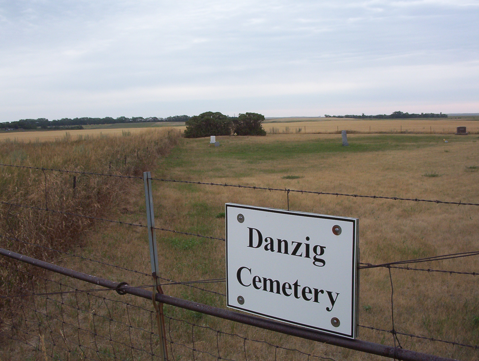 Cemeteries Index of Danzig Cemetery in McIntosh County, North Dakota ND